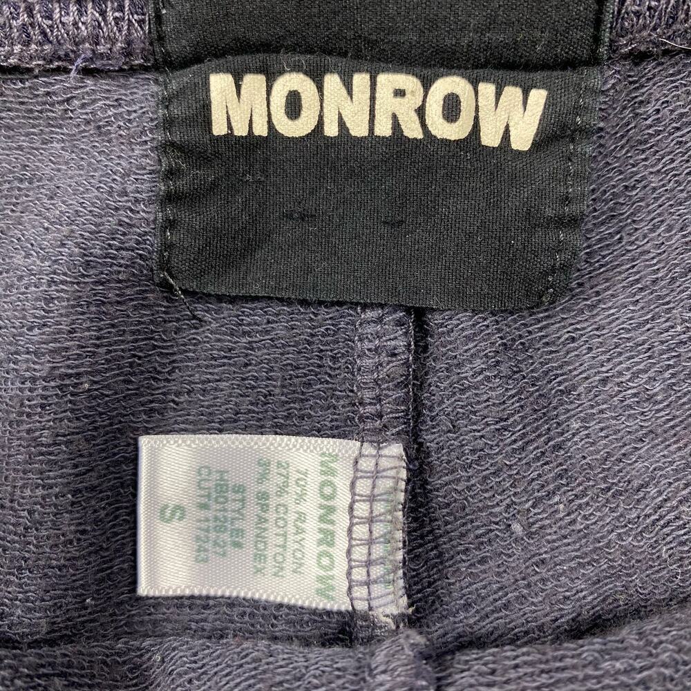 MONROW Rainbow Stripe Joggers Sweat Pants in Neptune Womens Sm HB0128-27 - Picture 7 of 8